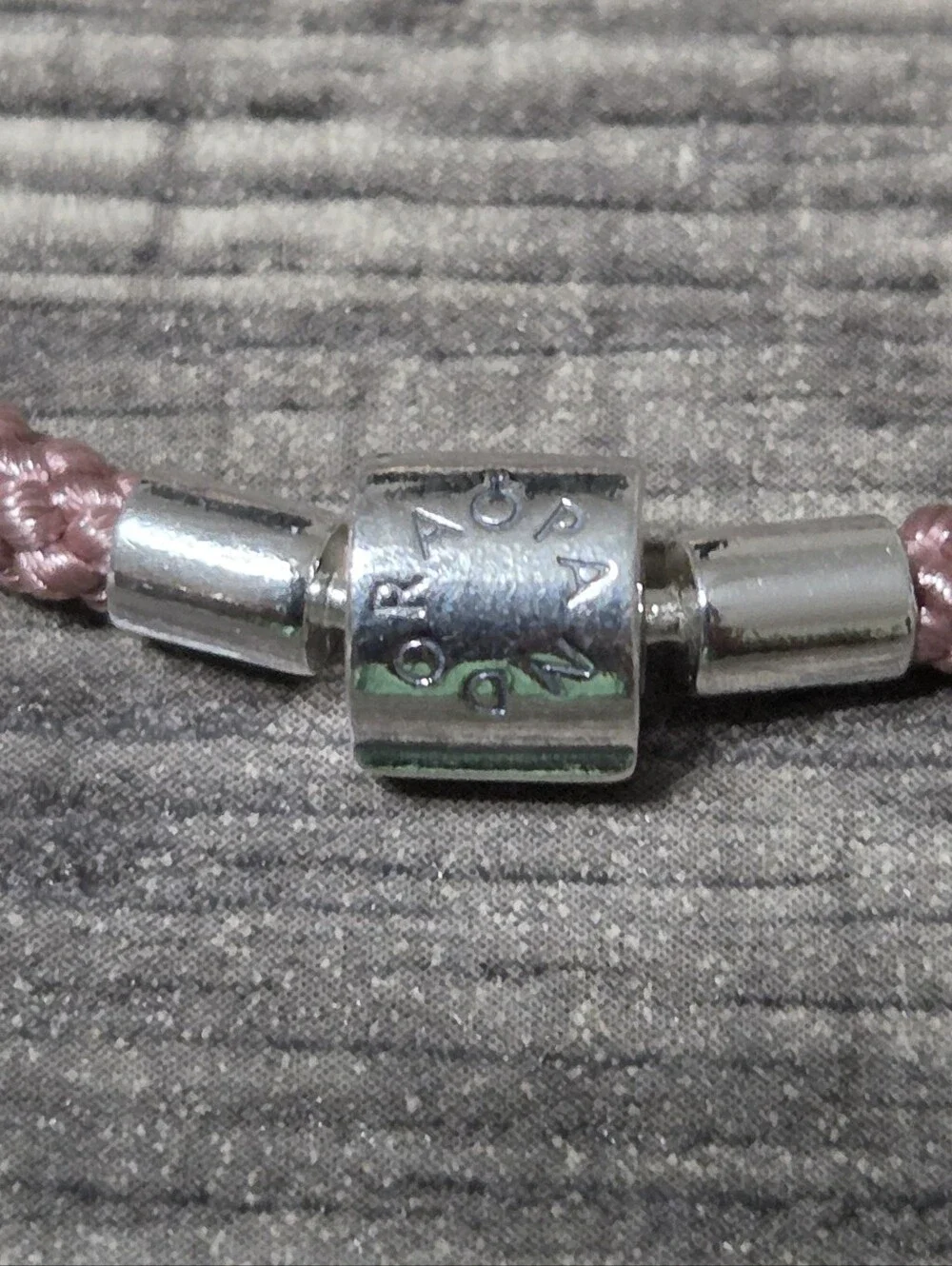 Authentic Pandora Shimmering Pink Cord Bracelet